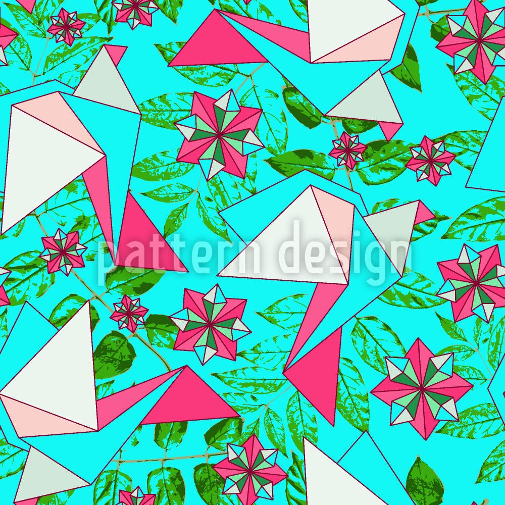 patterned-wallpaper-origami-birds-in-paradise