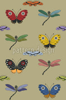 patterned-wallpaper-dragonfly-magic