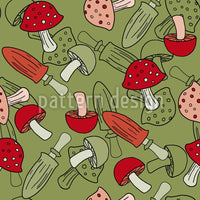 patterned-wallpaper-mushroom-dream