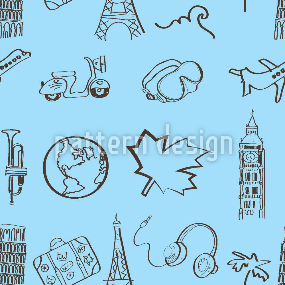 patterned-wallpaper-world-travel