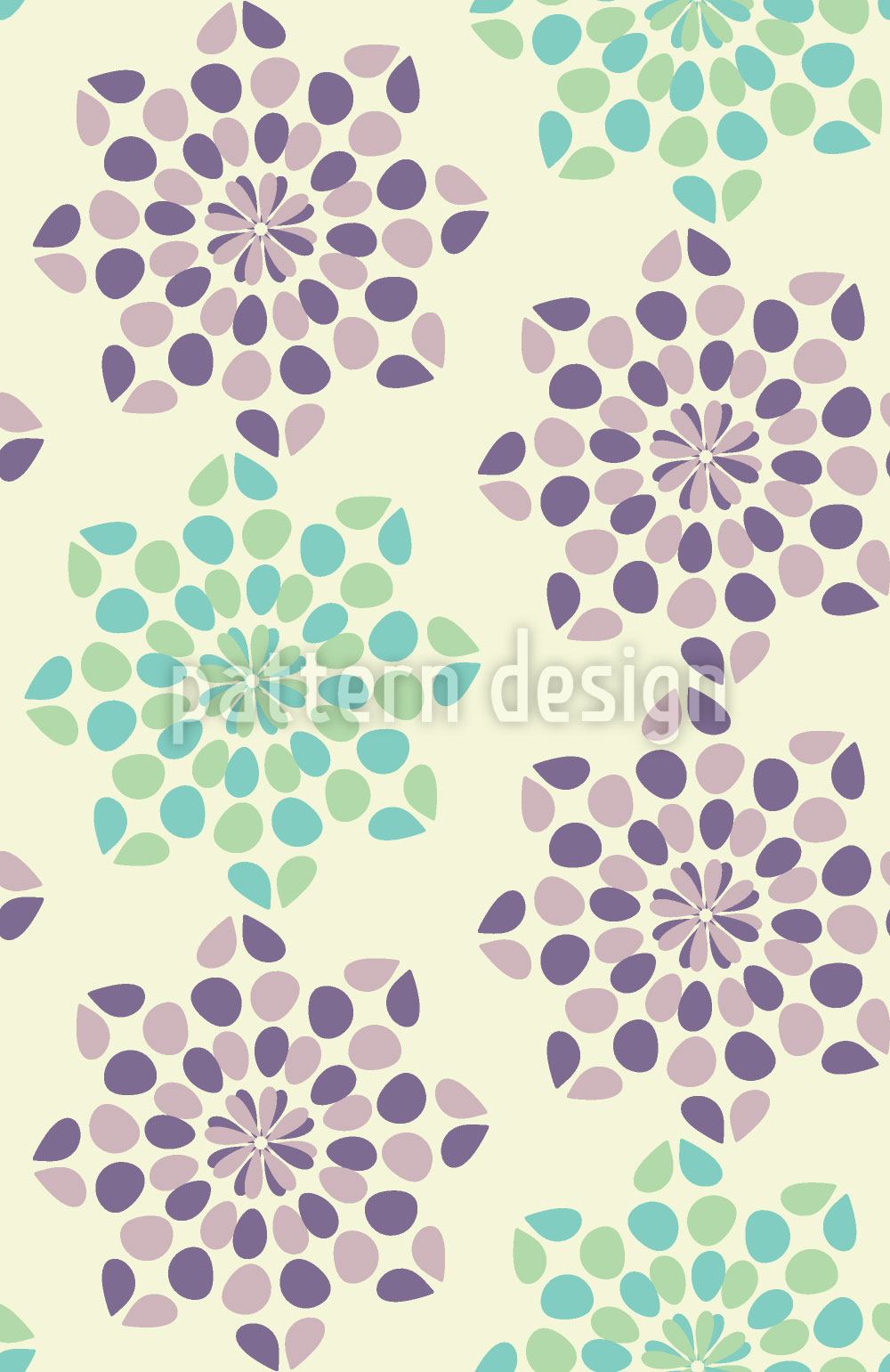 patterned-wallpaper-dotty-flowers