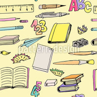 patterned-wallpaper-school-supplies