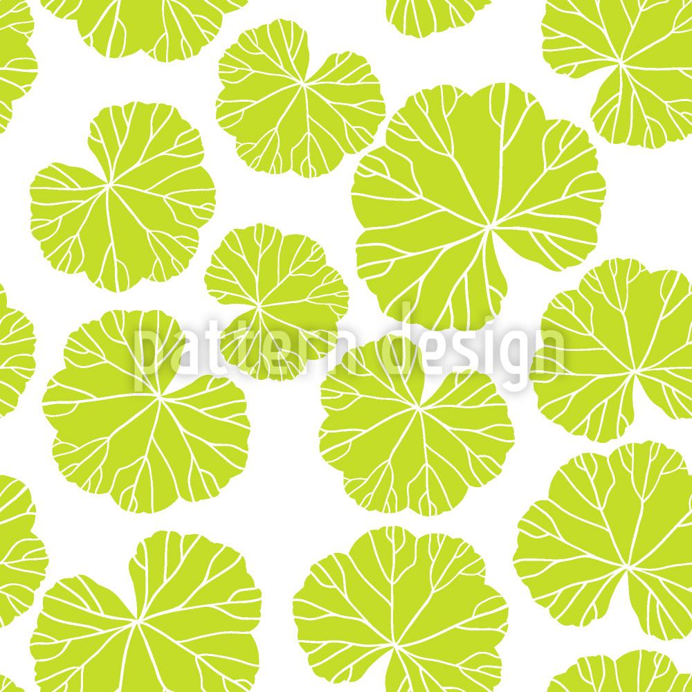 patterned-wallpaper-ladys-mantle-leaves