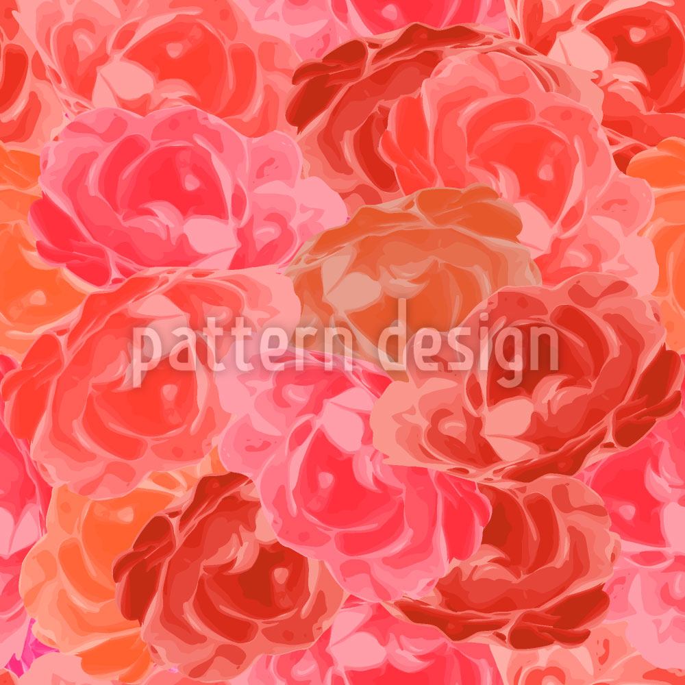 patterned-wallpaper-covered-with-roses