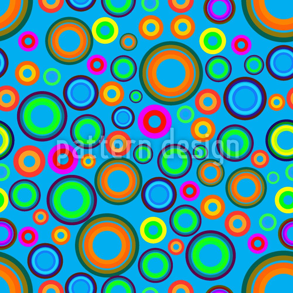 patterned-wallpaper-summer-fun-of-circles