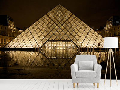 photo-wallpaper-at-night-at-the-louvre