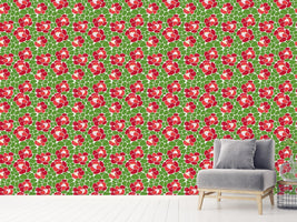 patterned-wallpaper-spring-petals