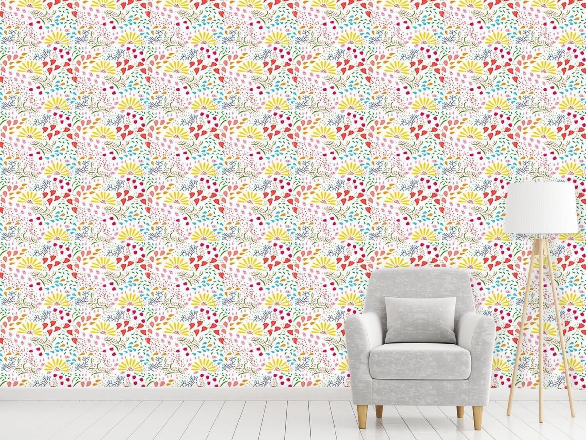 patterned-wallpaper-enchanting-bloom