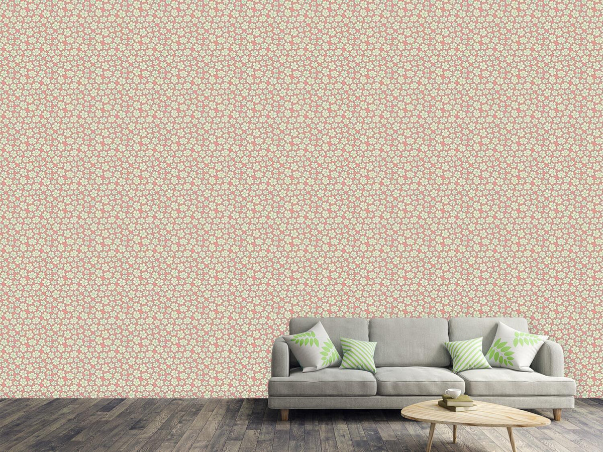 patterned-wallpaper-bride-roses