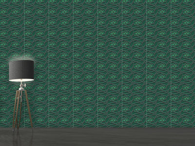 patterned-wallpaper-celtic-emerald