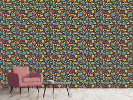 patterned-wallpaper-funny-leisure-time-at-night