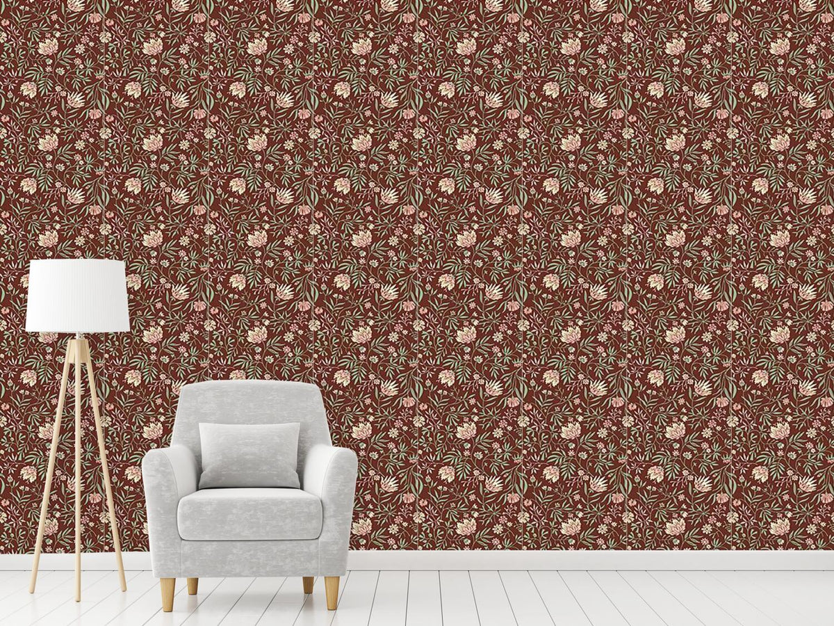 patterned-wallpaper-flower-symphony