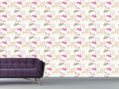 patterned-wallpaper-funny-bunny-hop