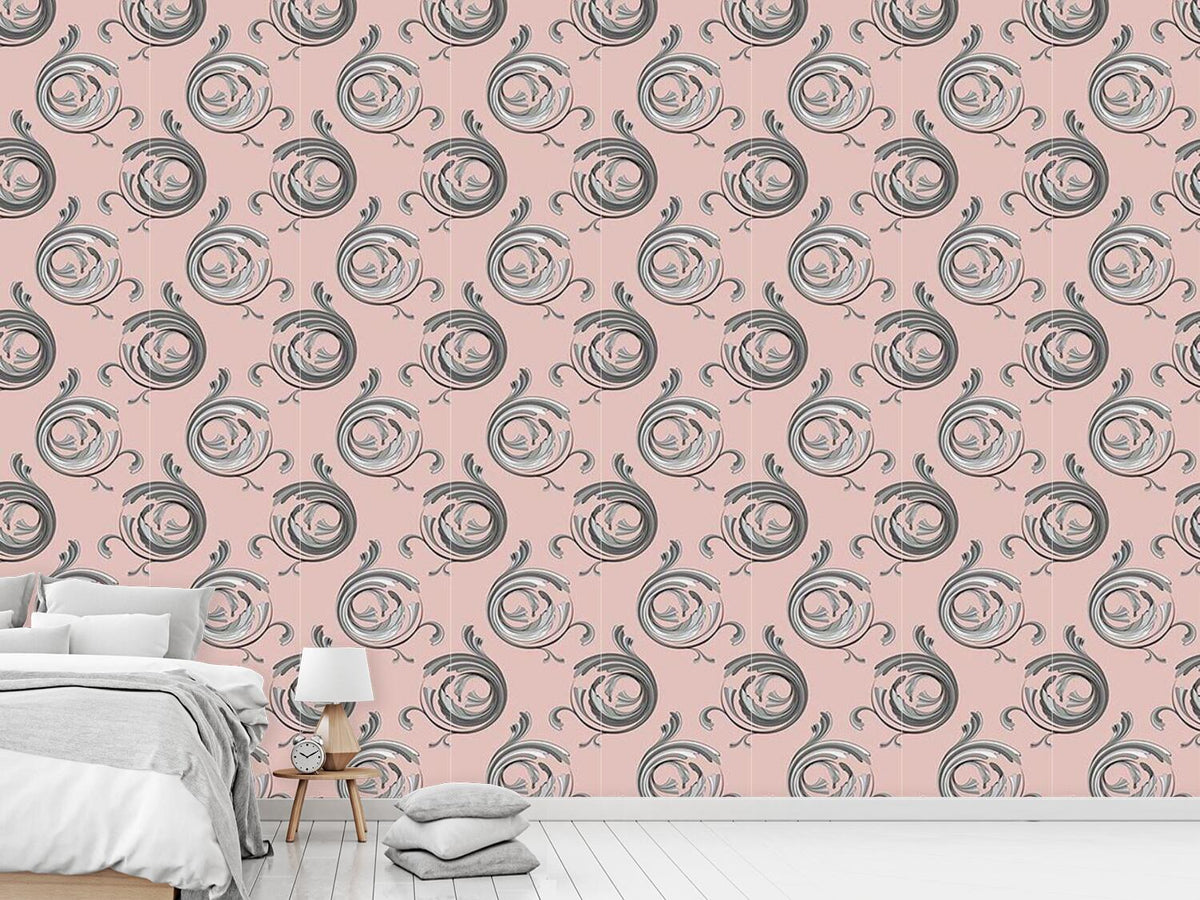 patterned-wallpaper-circle-curlicues