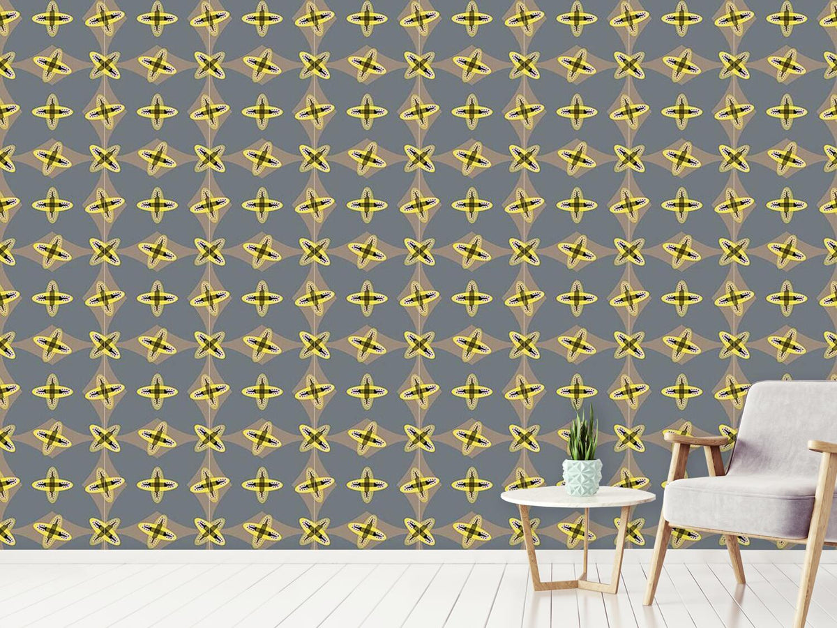 patterned-wallpaper-crossed-ovals