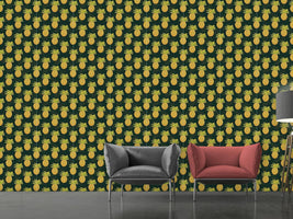 patterned-wallpaper-ripe-pineapples