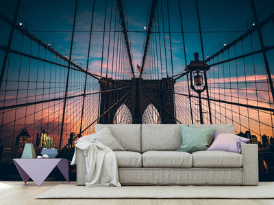 photo-wallpaper-brooklyn-bridge-in-the-evening-light