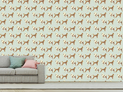 patterned-wallpaper-poodle-with-heart-aqua