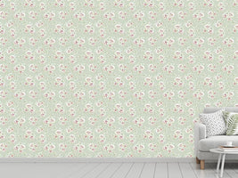 patterned-wallpaper-roses-and-polkadots