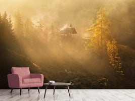 photo-wallpaper-alpine-church-in-the-morning-fog-x