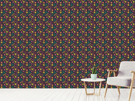 patterned-wallpaper-crawling-on-the-forest-floor