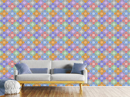 patterned-wallpaper-mosaic-floral