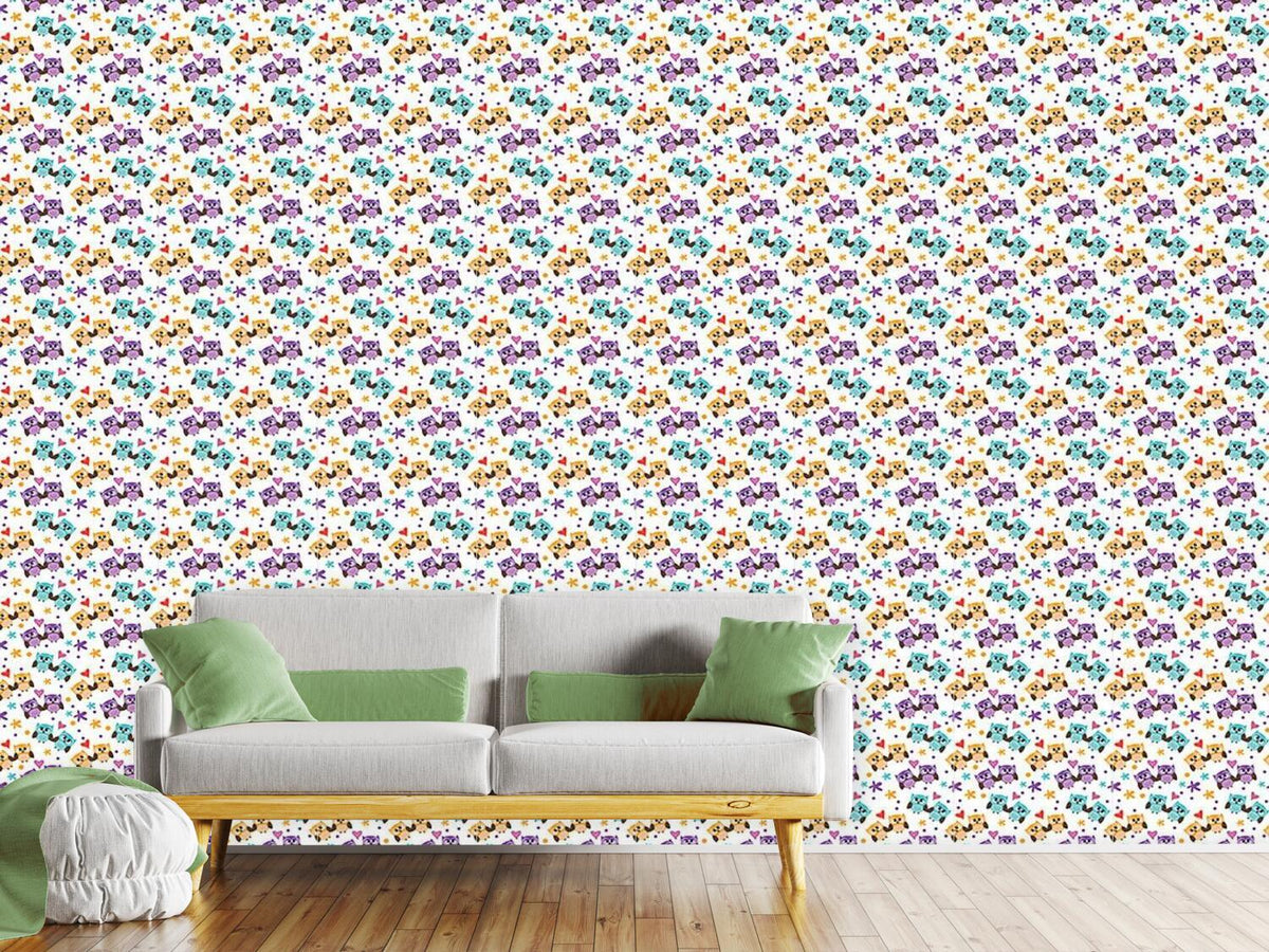 patterned-wallpaper-owls-in-love