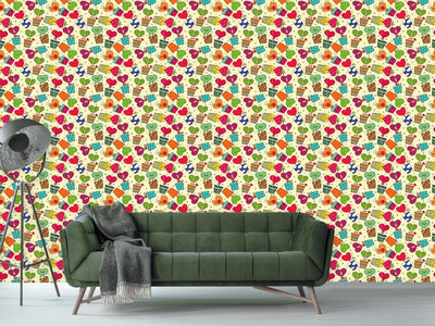 patterned-wallpaper-potted-plants-with-hearts