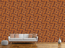 patterned-wallpaper-maze-rusty