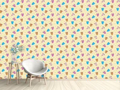 patterned-wallpaper-ethno-masks