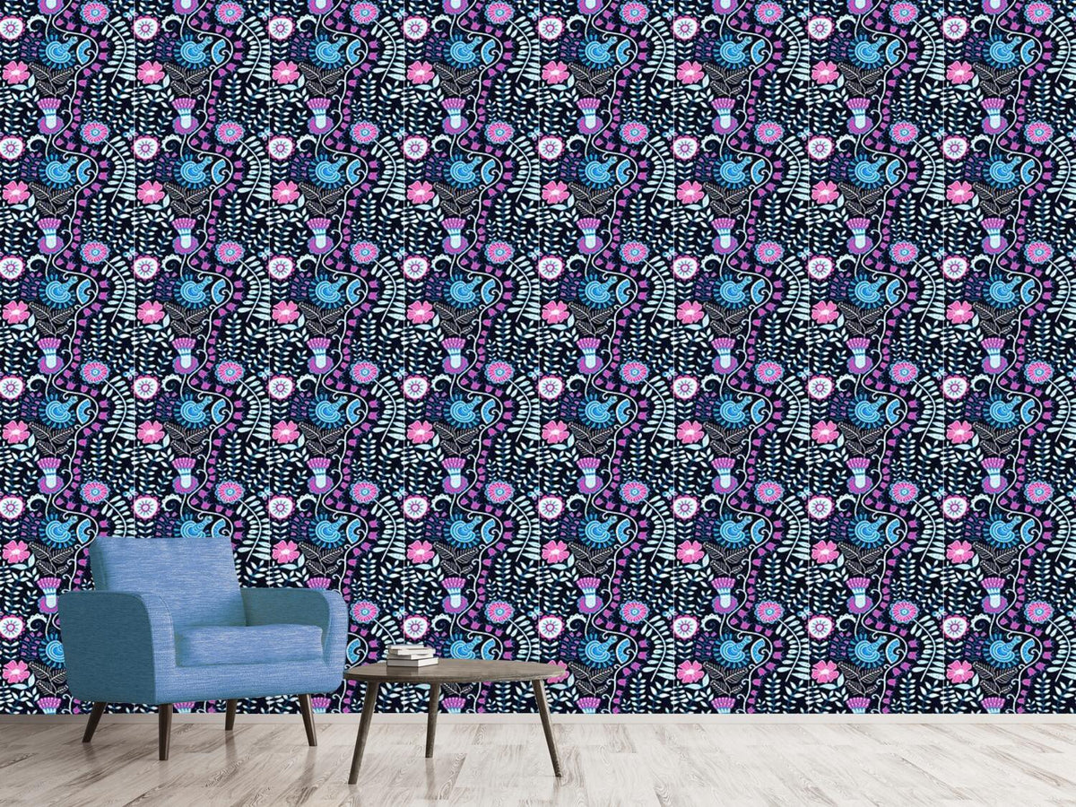 patterned-wallpaper-fairy-garden