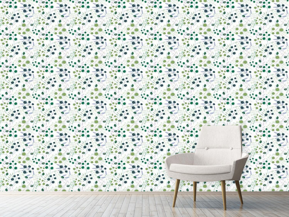 patterned-wallpaper-spring-party