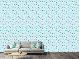 patterned-wallpaper-winter-snowflakes