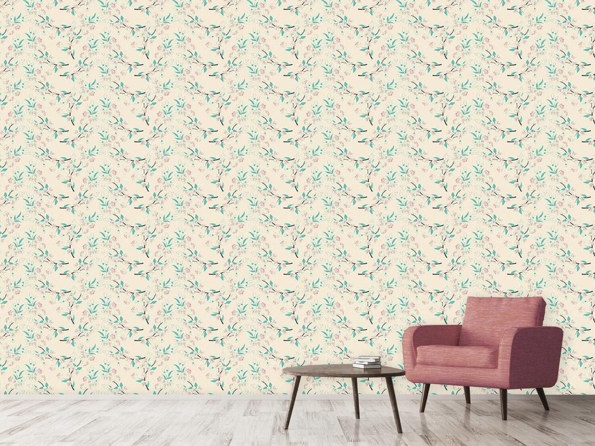 patterned-wallpaper-spring-in-japan