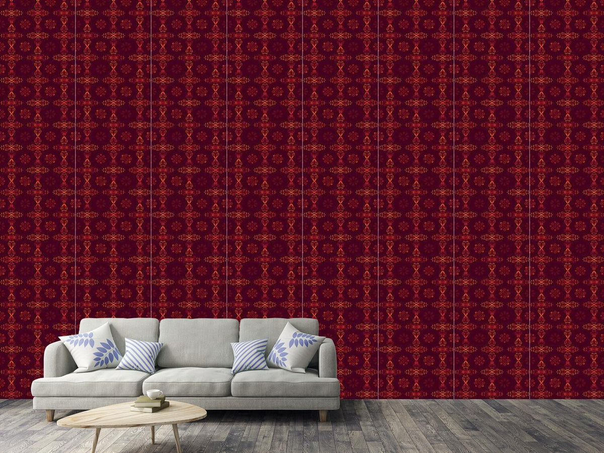 patterned-wallpaper-renaissance-crystal-red