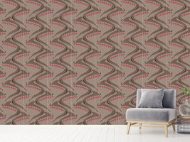 patterned-wallpaper-heart-shaped-brown