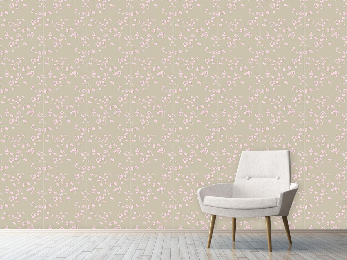 patterned-wallpaper-cherry-blossoms-on-sand