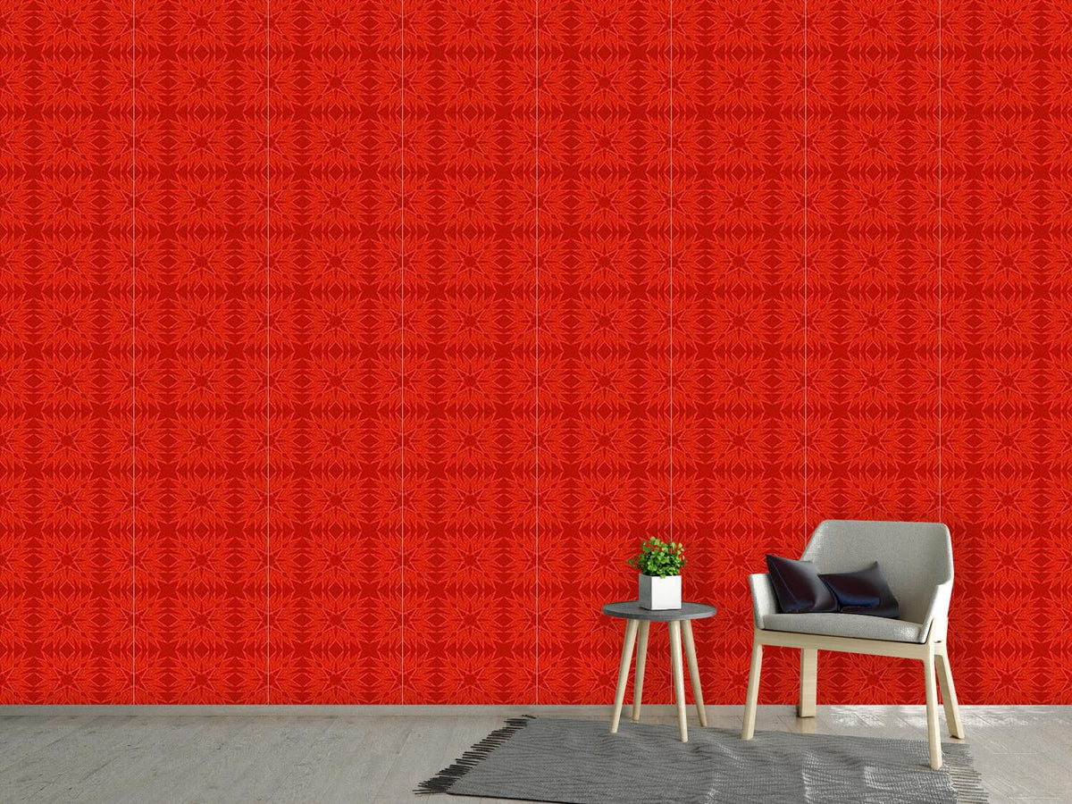 patterned-wallpaper-paperstar-in-flames