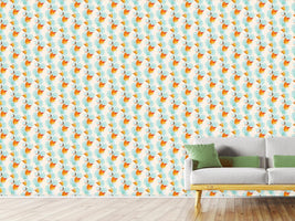 patterned-wallpaper-ivy-stripes