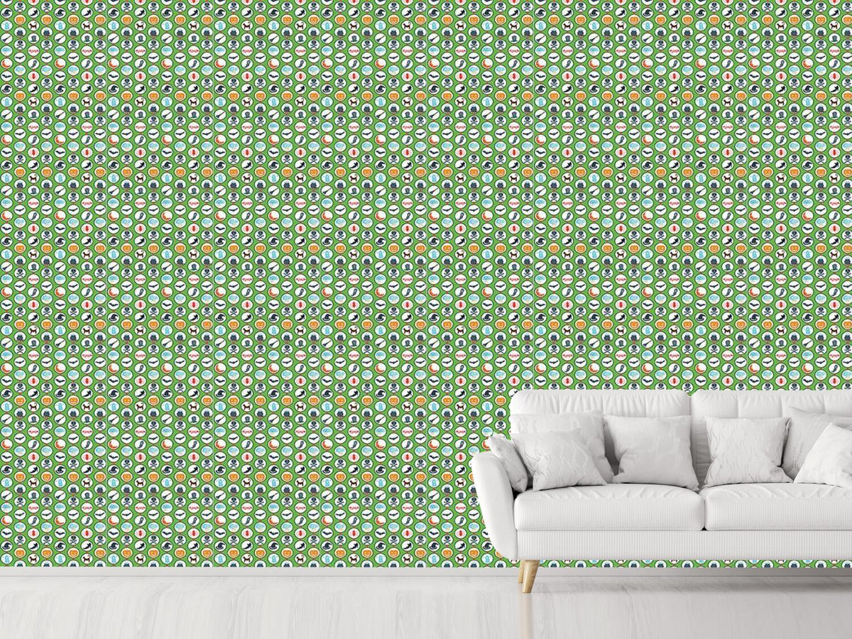 patterned-wallpaper-scary-parade