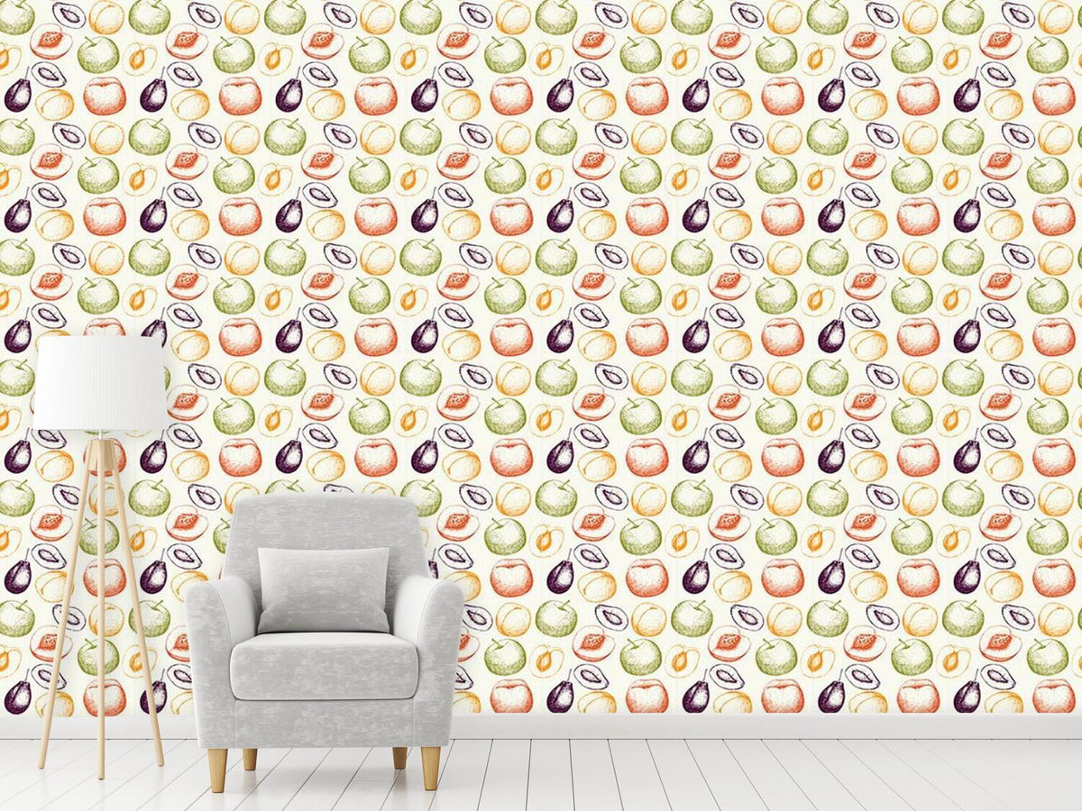 patterned-wallpaper-fresh-fruits