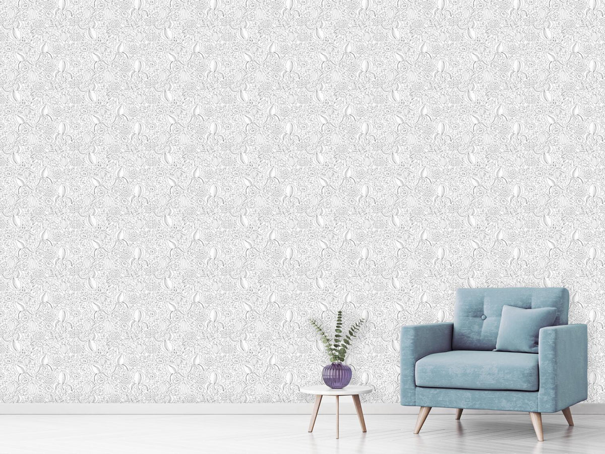 patterned-wallpaper-lilly-is-drawing