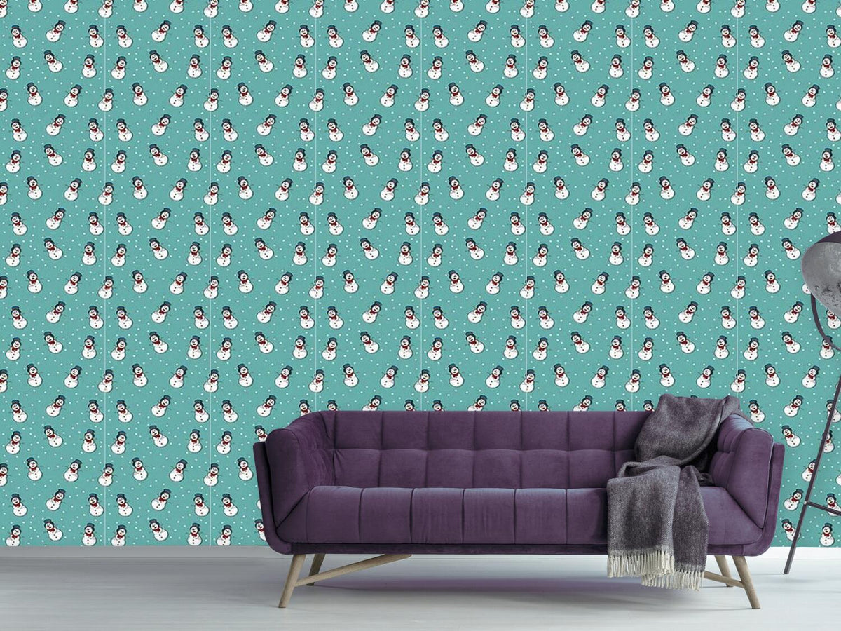 patterned-wallpaper-frosty-the-snowman