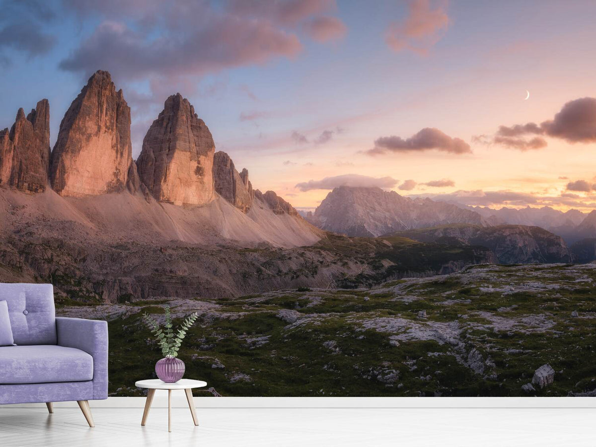 photo-wallpaper-an-evening-in-the-dolomites