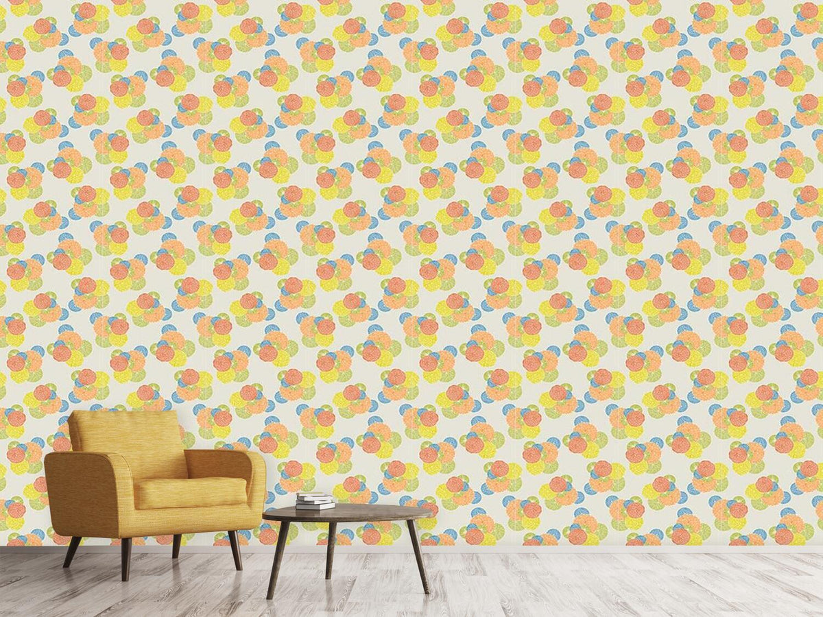 patterned-wallpaper-japanese-flower-circles