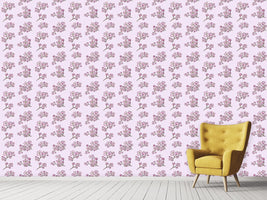 patterned-wallpaper-apricot-blossoms