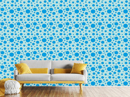 patterned-wallpaper-blue-bubbles