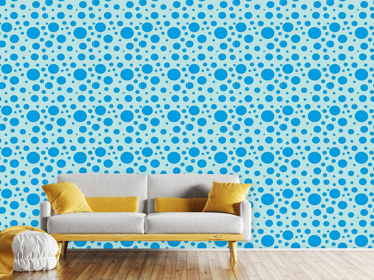 patterned-wallpaper-blue-bubbles