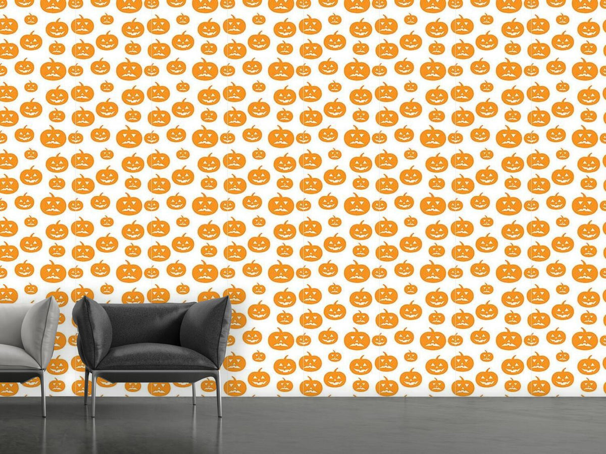 patterned-wallpaper-halloween-pumpkins