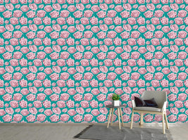 patterned-wallpaper-art-rose-emerald